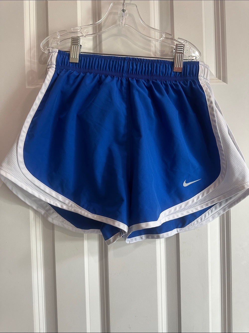 NWOT Nike Royal Blue Athletic Shorts with White Trim size S